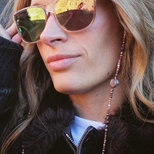 Red Jasper + Red Tiger's Eye Sunglasses Chain
